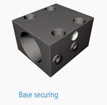 Single Path Return Clamping Blocks For Round Nut Connect Extrusions Base 25mm